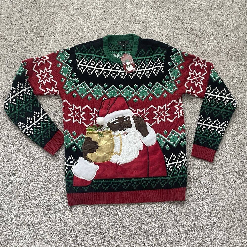 New Blizzard Bay Men's Ugly Christmas Sweater Size XL